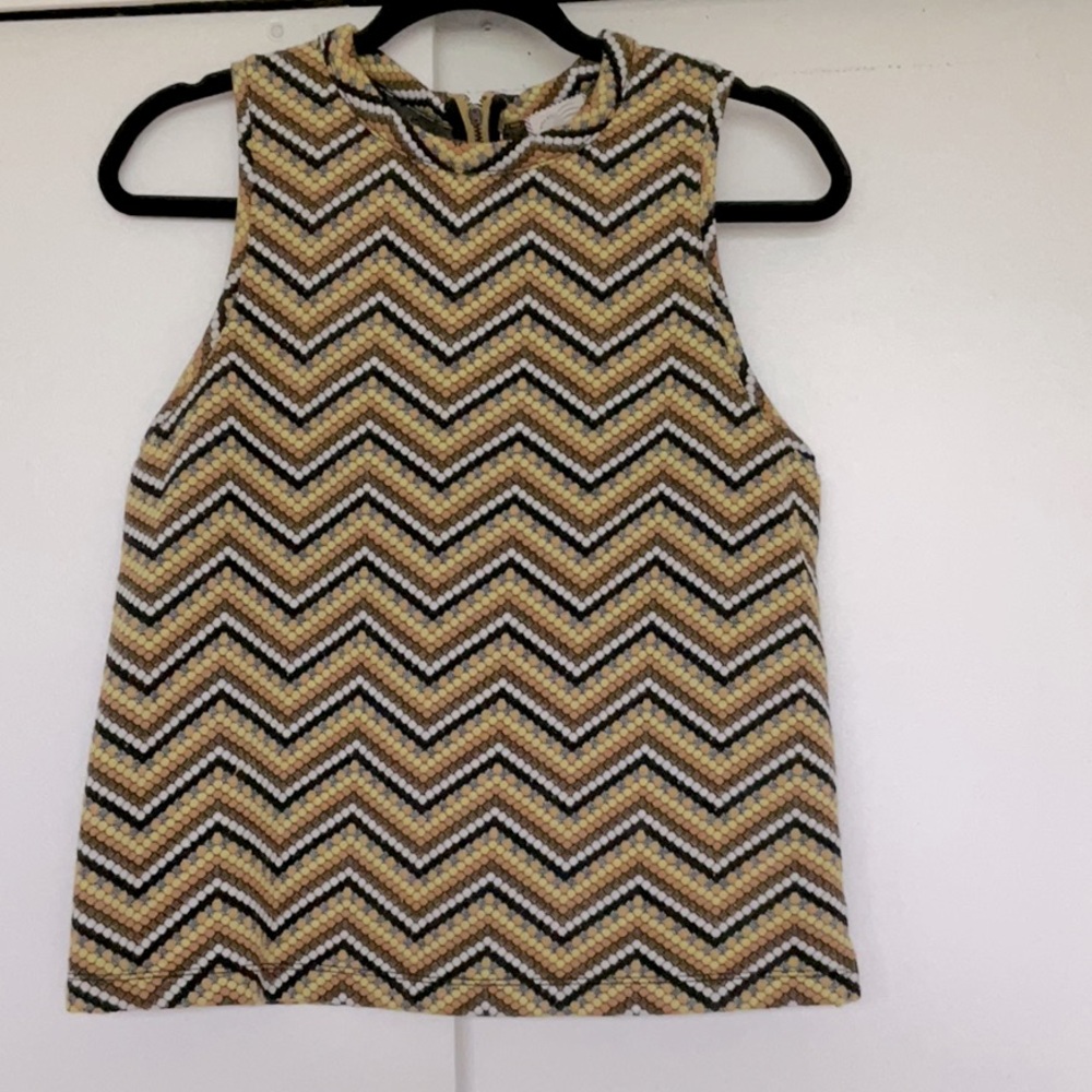 Anthropologie Chevron Print Tank